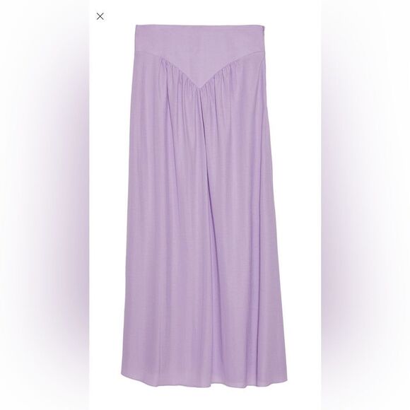 ZARA FLOWY SKIRT - Picture 6 of 8